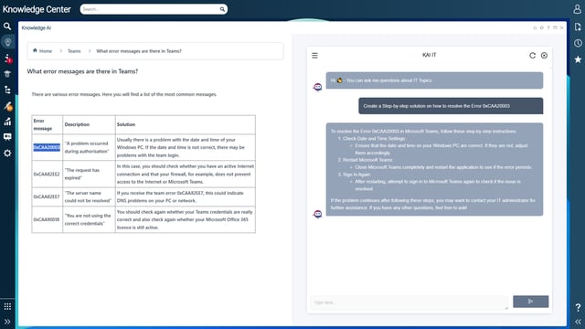 IT Knowledge Management